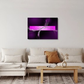 Tablou pe sticlă abstract (70x50 cm)