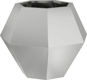 vidaXL Jardinieră Argintiu 50 x 50 x 40 cm Oțel Galvanizat