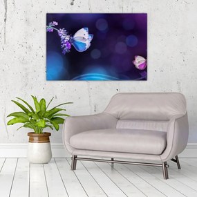 Tablou - Flutute în lavandă (90x60 cm)