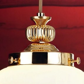 Pendul elegant stil clasic Nostalgie 18cm alama lucios/champagne