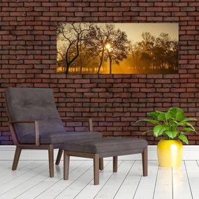 Tablou cu răsăsrit de soare (120x50 cm)