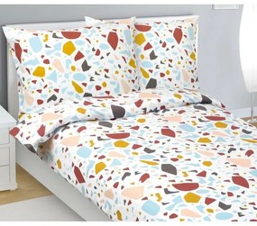 Bellatex Lenjerie de pat din flanel Mozaika, 140 x 200 cm, 70 x 90 cm