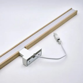 Aplică LED pentru oglindă Brilagi WOODY MIRROR LED/15W/230V IP44 stejar/alb