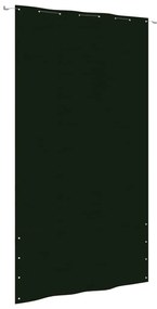 Paravan de balcon, verde inchis, 160 x 240 cm, tesatura oxford Morkegronn, 160 x 240 cm