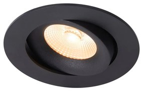 Spot incastrabil baie directionabil LED IP44 Aliki Black