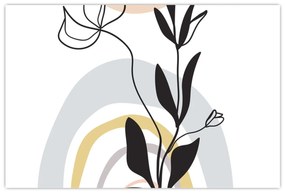Tablou - Flori într-o vază N⁰1 (90x60 cm)