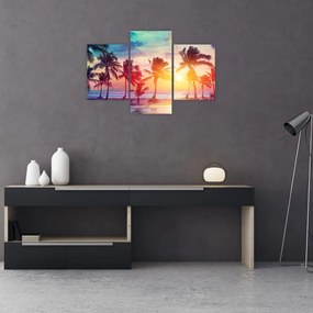Tablou - Apus de soare tropical (90x60 cm)