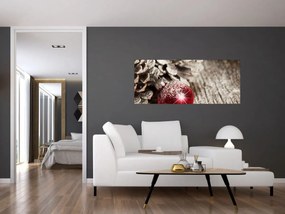 Tablou - Decorațiuni de Crăciun (120x50 cm)