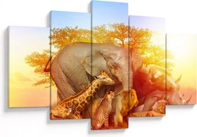 Tablou - Animale africane (150x105 cm)