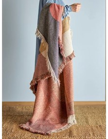 Pătură maro din bumbac reciclat 130x160 cm Arni – Bloomingville