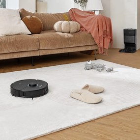 Aspirator robot Roborock S8 Plus Schwarz S8P52-00, 69 W, 5200 mAh, 6000 Pa, Mop, Cartografiere LiDAR, 750 ml, 4 senzori, Autonomie pana la 180 min, Negru