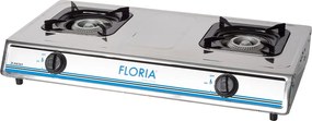 Aragaz plita inox Floria, 72 x 40 x10 cm, 2 och. ZLN8365, alimentare GPL Butelie