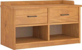 vidaXL Bancă pentru hol „SANDNES” 87x40x50 cm din lemn masiv de pin