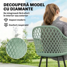 Outsunny scaune confortabile pentru exterior, mobilier de terasă, scaune confortabile pentru patio și terase | Aosom Romania