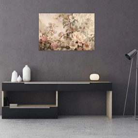 Tablou - Vintage pictura pasăre (90x60 cm)