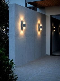 Aplica de perete exterior design nordic IP54 Aludra seaside antracit