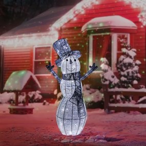 Decorațiune LED de Crăciun de exterior Retlux LED/3,6W/230V/alb rece 75 cm IP44 om de zăpadă