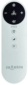 Ventilator cu 3 palete si telecomanda IPANEMA III negru/ aspect lemn MA-9041