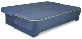 Canapea Extensibila Cu Lada Depozitare Parma, Albastru, 205 X 80 X 98 Cm