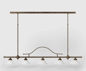 Lustra din alama cu inaltime reglabila Sofia 5L