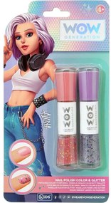 WOW Generation Set de ojă colorată și sclipitoare Alana