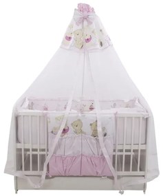 Lenjerie Teddy Play Pink M2 7 piese 140x70 cm