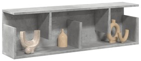 vidaXL Dulap de perete, gri beton, 100x20x30 cm, lemn prelucrat