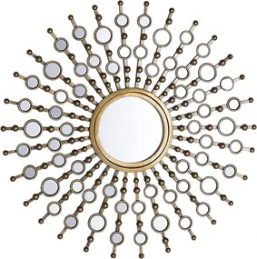 Oglindă decorativa de perete, Auriu antichizat