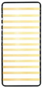 Somiera cu lamele in cadru metalic fix 90x200 cm