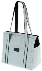 Geantă de transport gri deschis pentru câini Dog Fantasy Platinum – Plaček Pet Products