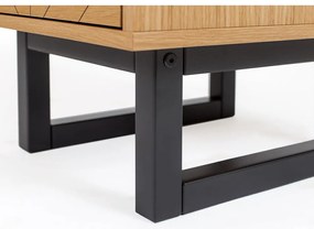 Comodă în decor de stejar Woodman Camden Narrow, 40 x 123 cm