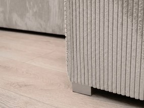 OFERTA Set canapea U bej deschis SMART COSARO 295x140 cm II. calitate
