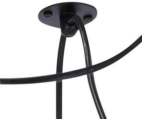 Lustră pe cablu ASSAM 3xE27/60W/230V negru