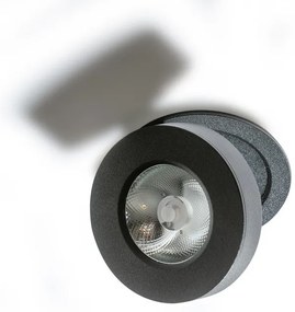 Spot LED incastrat directionabil de tavan/plafon IP54 FRIDA 7W 4000K negru