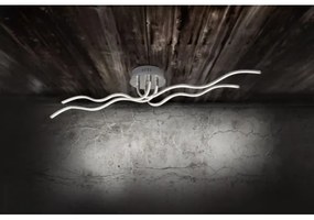 Lustră LED aplicată JUST LIGHT. 15126-55 WAVE LED/29,4W/230V crom