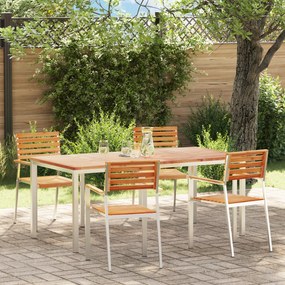 vidaXL Set de masă pentru grădină 5 pcs