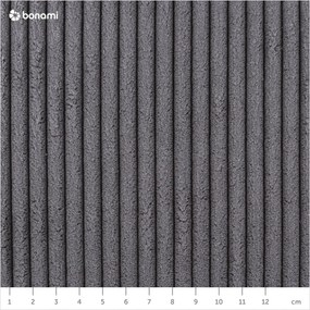 Pat gri închis tapițat cu spațiu de depozitare 90x200 cm Cabana – Meise Möbel