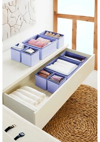 Organizatoare pentru sertare 4 buc. din material textil – Mioli Decor