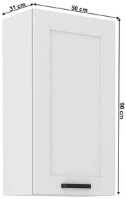 Dulap superior Lesana 1 (alb) 50 G-90 1F . 1063912