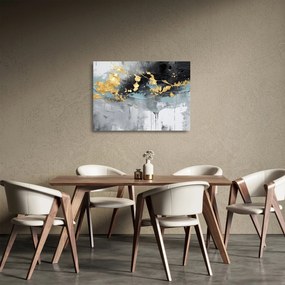 Tablou pe sticlă - Abstracție (70x50 cm)