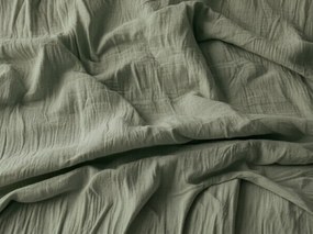 Lenjerie de pat musselin MUSSARI verde oliv Dimensiune lenjerie de pat: 70 x 90 cm | 140 x 200 cm