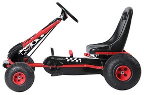Kart pentru copii cu pedale, rosu