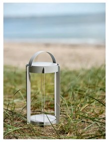 Felinar cu LED gri deschis cu USB (înălțime 30 cm) pentru exterior Firefly – Zone