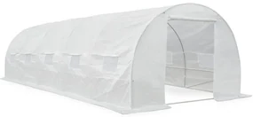 Solar pentru legume cu cadru metalic 3x8m Garden Point alb