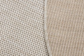 Covor SISAL SION cerc A5165A Melanj țesute plate ecru / cremă