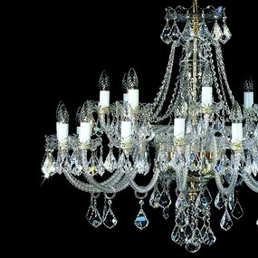 Candelabru cu 24 de brate Cristal Bohemia Exclusive SARA XXIV. CE