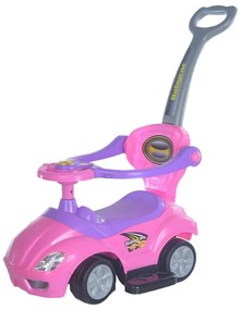 Mașinuță Baby Mix Kids 3in1 Mega Car, roz