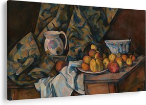 Tablou - Paul Cézanne, Still Life with Apples and Peaches, reproducere (90x60 cm)