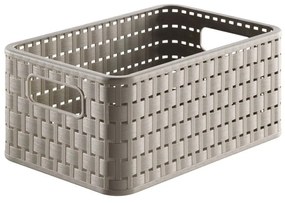 Coș de depozitare bej din plastic reciclat Country - Rotho