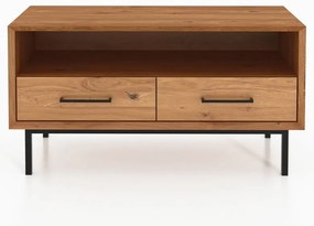 Comodă TV din lemn de stejar 90x50 cm Abies – The Beds